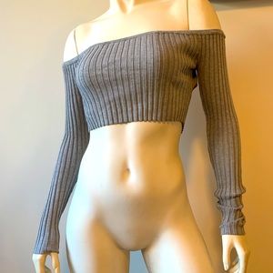 Ribbed crop top